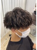 波巻きパーマ