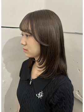 ネオリーブアイム 横浜西口店(Neolive aim) 初カラー☆ダブルカラーでオリーブカラー【横浜】nana