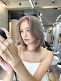ソルトウォーター(SALT WATER) ケアブリーチでツヤツヤで品のあるハイトーンにします