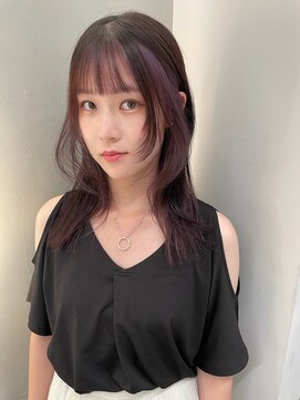 ソル 栄矢場町(SOL) インナーカラー/デザインカラー/ラベンダー