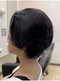 20代30代40代小顔ハンサムショートアッシュブルーブラック