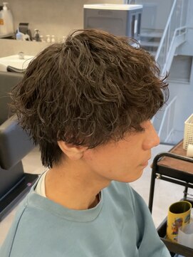 ネクストメンズ 表参道(NEXT men's) ダークアッシュ/ニュアンスパーマ/韓国マッシュ/スペインカール