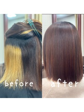 セレスト 福岡天神店(CELESTE) 縮毛矯正【甲斐】カシミアストレート54