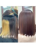 縮毛矯正【甲斐】カシミアストレート54