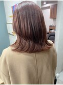 【黒染め落とし】黒染めから１ブリーチで透明感ブラウンカラー♪