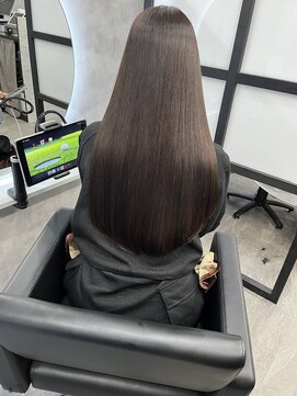 アイ(_i) 髪質改善ストレート×ダークグレージュ