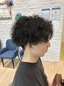 【メンズカットパーマ】カット＋パーマ＋コーティングトリートメント￥12320