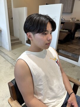 ジジ インターパーク 宇都宮(Gigi) メンズカット/センターパート/刈り上げセンターパート/メンズ