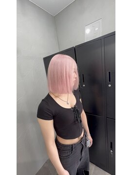 アレンヘアー 函館店(ALLEN hair) どの角度でも映える《*White Pink Bob*》
