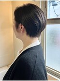 耳かけショートヘア/ショートカット/丸みショート/大人ショート
