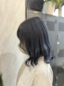 ヴァイス 渋谷店(VAICE) ネイビー/ネイビーブルー/ブリーチカラー