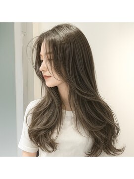 シキ(SHIKI_) 透け感のあるオリーブカラー