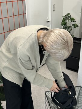 メンズペレ 渋谷(MEN'S PELE) サーフカール/スパイキーショート/ブルーブラック/渋谷