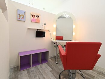 バニラビーンズ(Vanilla beans)の写真/周りを気にせず、自分だけのサロンタイムを過ごしたい方にオススメ◎シャンプースペースも個室を完備★