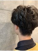 MEN'S HAIR/ブルーブラック/フェザーパーマ/千葉駅