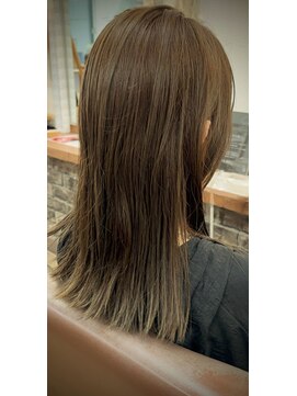 エモーション emotion hair ブリーチなしカラー