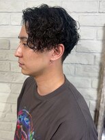 リコ 池袋東口店(Liko)&nbsp;ツイストスパイラルパーマ ツーブロック センターパート 束感