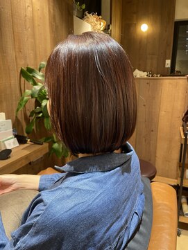 エンドロール(end roll) 白髪ぼかしカラー/ボブ