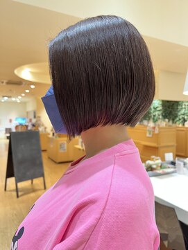 似合わせカット/ボブカット/酸性ストレート