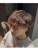 波巻きパーマ/波巻きスパイラル/波巻きツイストスパイラル