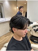 MEN’S HAIR/センターパート/ニュアンスパーマ