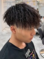 ダズルヘアーブラスト(DAZZLE hair BLAST)&nbsp;パイルツイストメンズサロンニュアンスパーマフェザーパーマ眉毛