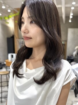 シベルバレー 横浜(sibell) *ロングレイヤーカット顔周りレイヤーウルフハッシュカット韓国