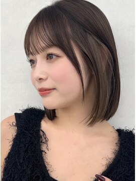 エジョン 三鷹店(Aejon) 三鷹レイヤーカット韓国ダブルカラー顔周り前髪カットボブ