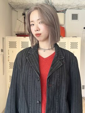 ラッドルーム(LAD ROOM.) ボブ/ショートヘア/ケアブリーチ/グレージュ