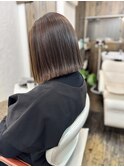 切りっぱなしボブ