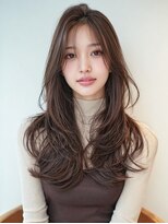 フレイムスヒュー 高崎店(FRAMES HUE)&nbsp;韓国ハッシュカット×艶ショコラベージュカーテンバング♪♪
