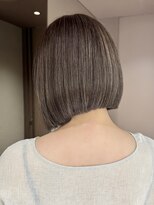 メゾンマイル 恵比寿(maison mile)&nbsp;大人綺麗なハイライトカラー/顔まわりカット/白髪ぼかし/恵比寿
