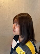 ポルム パプリカ(polum paprika)&nbsp;簡単スタイリング顔周りカット切りっぱなしミディアムヘア