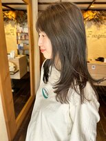 フランジェッタヘアー(Frangetta hair)&nbsp;オーダー率高め！オリーブグレージュ♪担当野坂