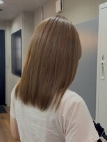 ヘアプレイスソル (HAIR PLACE SoL)&nbsp;透明感ベージュ/ミディアム/レイヤーカット
