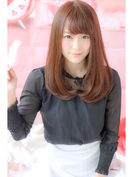 マーリャヘアー(mallia hair) ゆるふわ毛先ワンカールセミロングID:B010115028