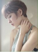 前髪パーマ 目力UPな小顔ショート 下総中山