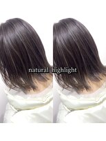 ヘアーメイク トレコローリ(hair make trecolori) 【trecolori 津田沼】ナチュラルハイライト