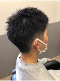 ソフトモヒカン風カット