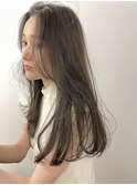 オリーブグレージュ  くすみカラー ハイライトカラー