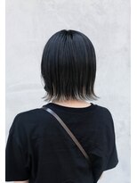 ノード(NODO) 黒髪ボブ＋毛先カラー