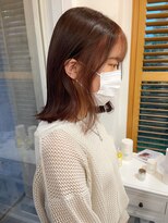 アルディ ユーカリが丘店(HARDI)&nbsp;【星野】イヤリングカラー×オレンジベージュ☆