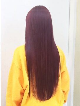 アローズ ステラプレイス店(HELLO'S) 赤髪×腰までロング