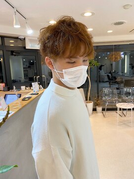 エンリッチヘア(enrich hair) マッシュ　ハイトーン