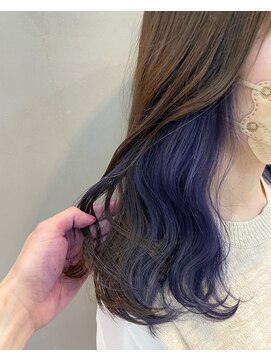 アクト 仙川店(ACT) ブルーラベンダー/インナーカラー/イヤリングカラー