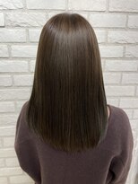 アッシュ 稲田堤店(Ash)&nbsp;ミディアムワンカール×イルミナアッシュベージュ