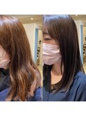 美髪ストレート