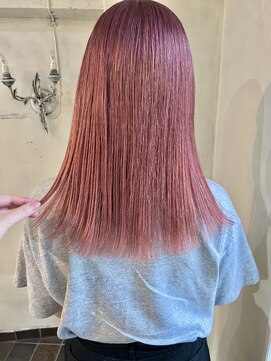 アンリ(Henri) 【かしむらゆうか】ピンクカラー/ブリーチ/ケアブリーチ/ロブ