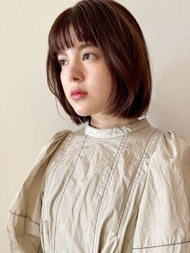 チャンチ(chanch) ナチュラルストレート ボブスタイル