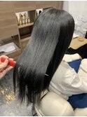 エギョモリ刈り上げボブこなれヘアーバニラベージュカシスレッド